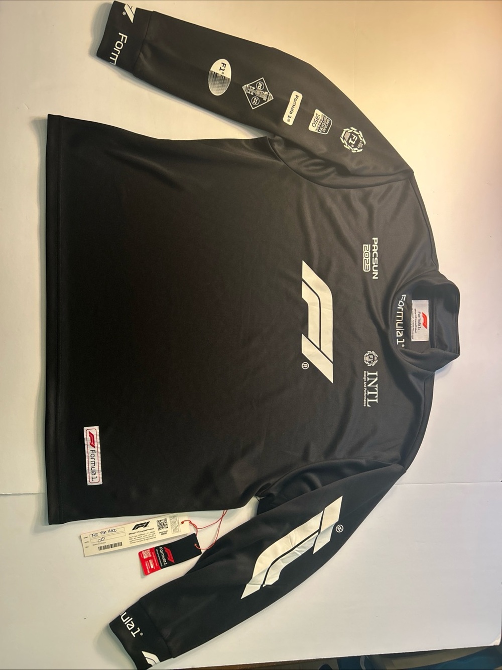 PacSun Black long sleeve, Red & White Formula 1 official gear